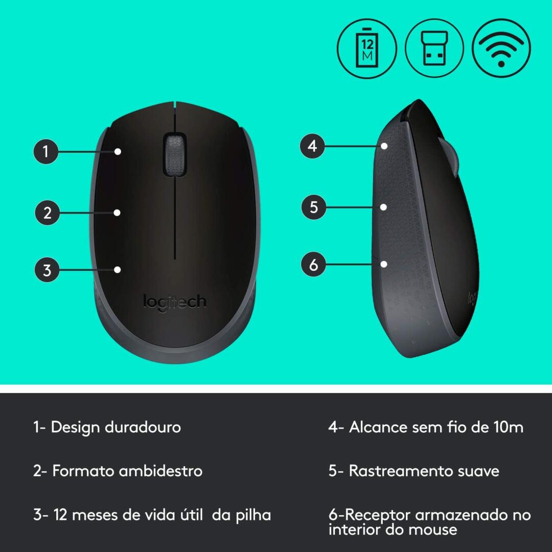 M170 Wireless Mouse Black 2 1 compress | Headon Systems
