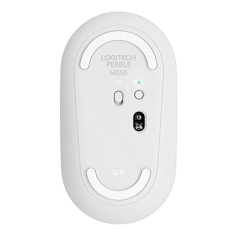 M350 Bluetooth Wireless Pebble Mouse White 2 1 compress | Headon Systems