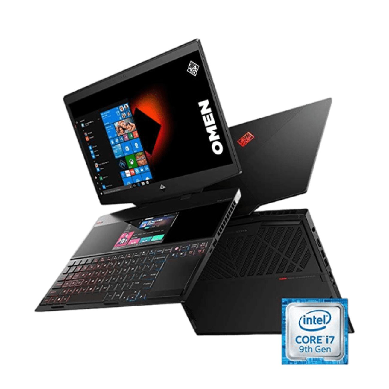 4 1 | Headon Systems HP Omen 15-dg0xxx | Dual Screen Laptop | Intel Core i7-9750H (Used) - Image 2